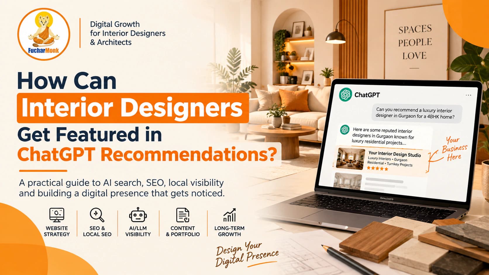 How Can Interior Designers Get Featured in ChatGPT Recommendations?